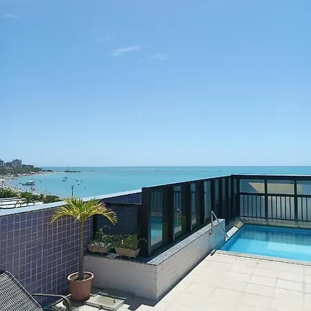 Apartamento Beira-Mar Top na Pajuçara - Maceió Exterior foto